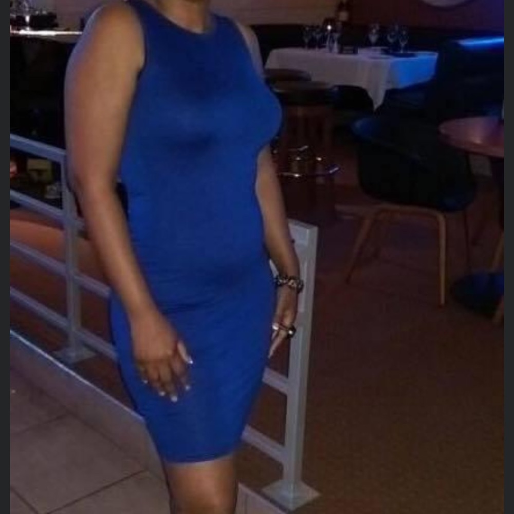 * SOLD* Blue bodycon dress